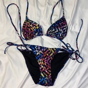 aztec matching bathing suit